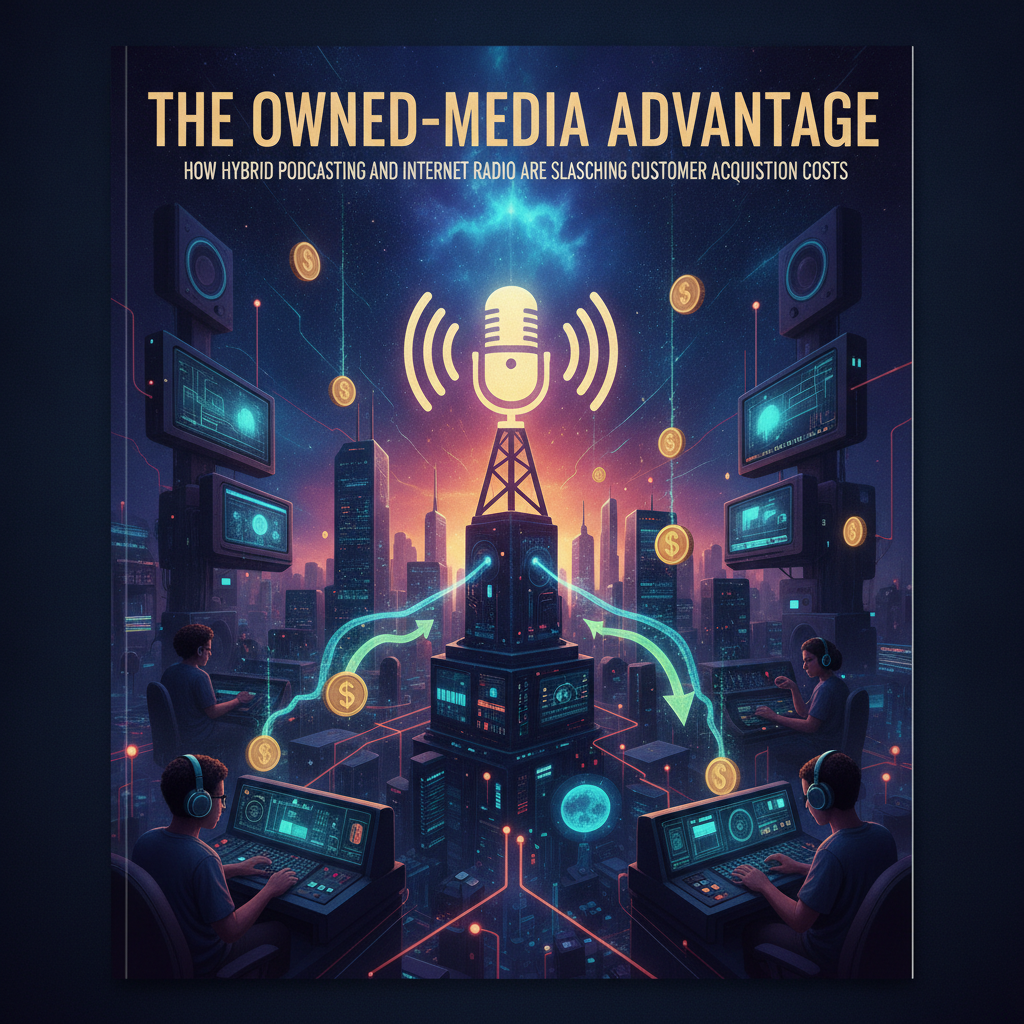 The Owned-Media Advantage: How Hybrid Podcasting and Internet Radio Are Slashing Customer Acquisition Costs