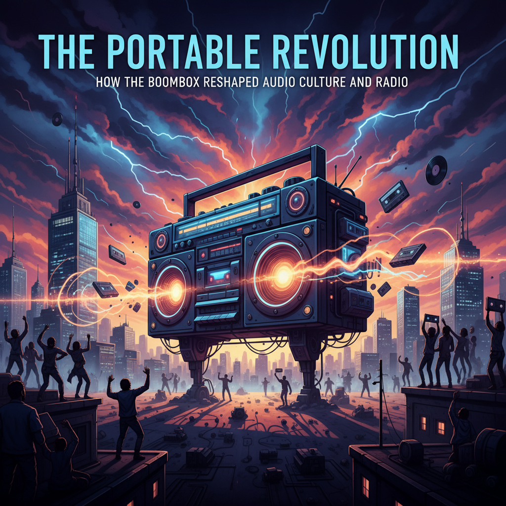 The Portable Revolution: How the Boombox Reshaped Audio Culture and Radio